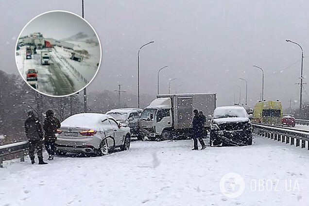 Участок магистрали пришлось закрыть