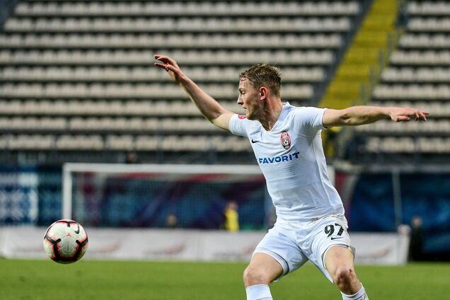 Андрейс Цыганикс в составе 'Зари'