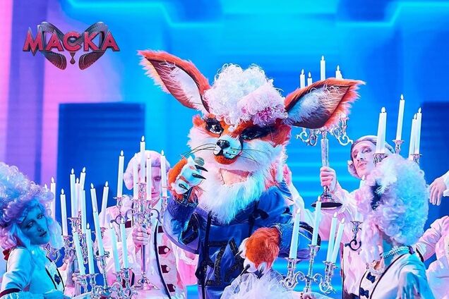 Олена Шоптенко в образі Лисиці в шоу 'Маска'