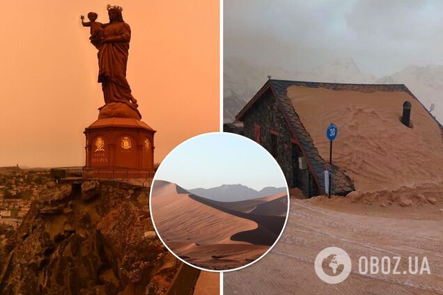 Францію засипало піском із Сахари