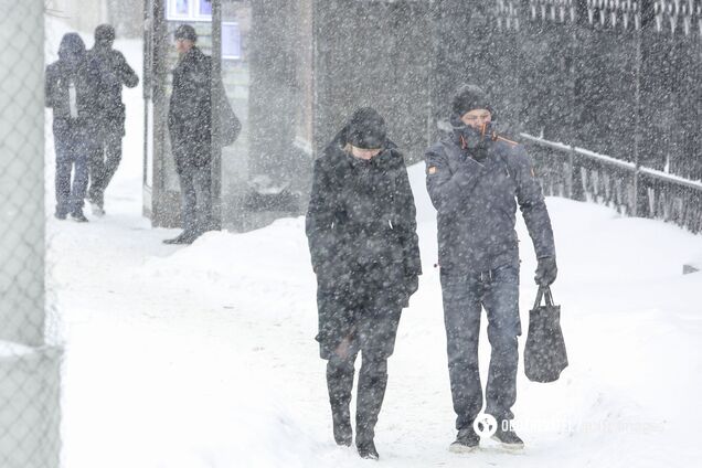 На Украину движется циклон: морозы до -24 и 40 см снега