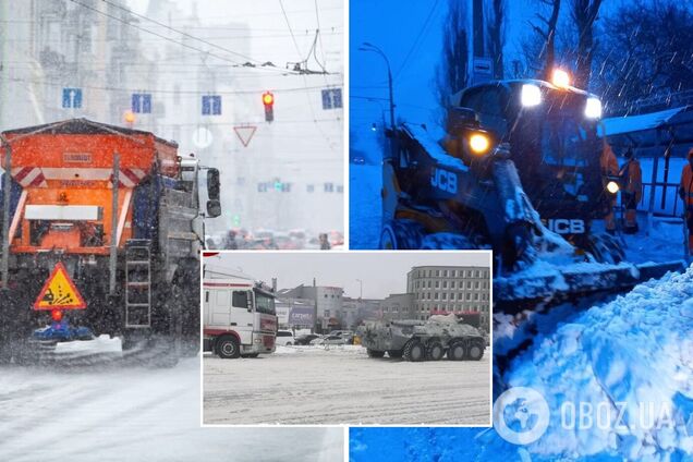 Военную технику заметили на Окружной дороге