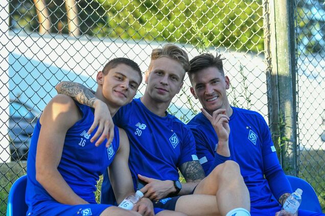 Артем Шабанов (по центру) в компании Виталия Миколенко и Беньямина Вербича