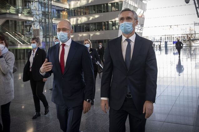 Денис Шмыгаль и Йенс Столтенберг