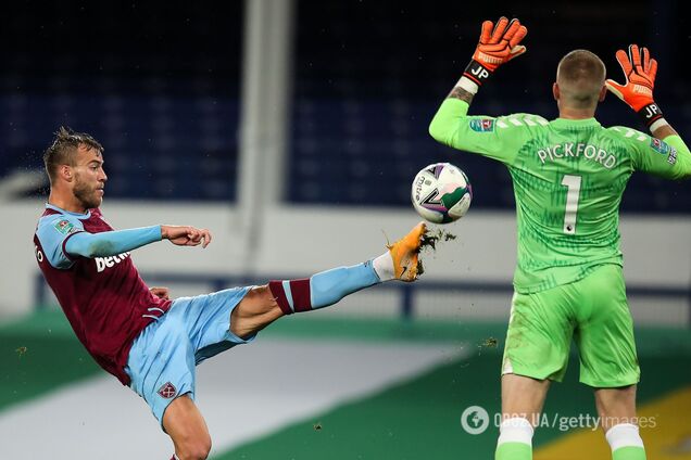 Андрей Ярмоленко в матче против 'Эвертона'