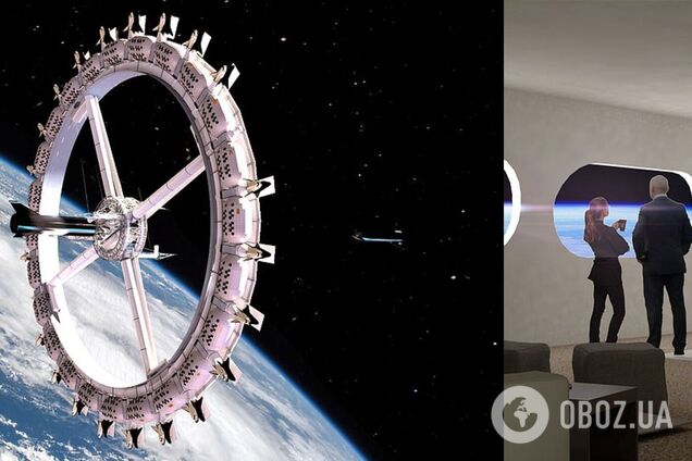 В 2025 году начнут строить первый космический отель. Фото