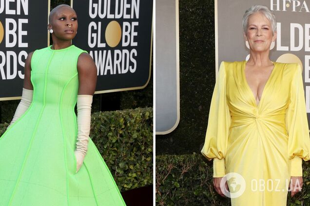 Лучшие наряды церемонии 'Золотой глобус 2021'. Фото