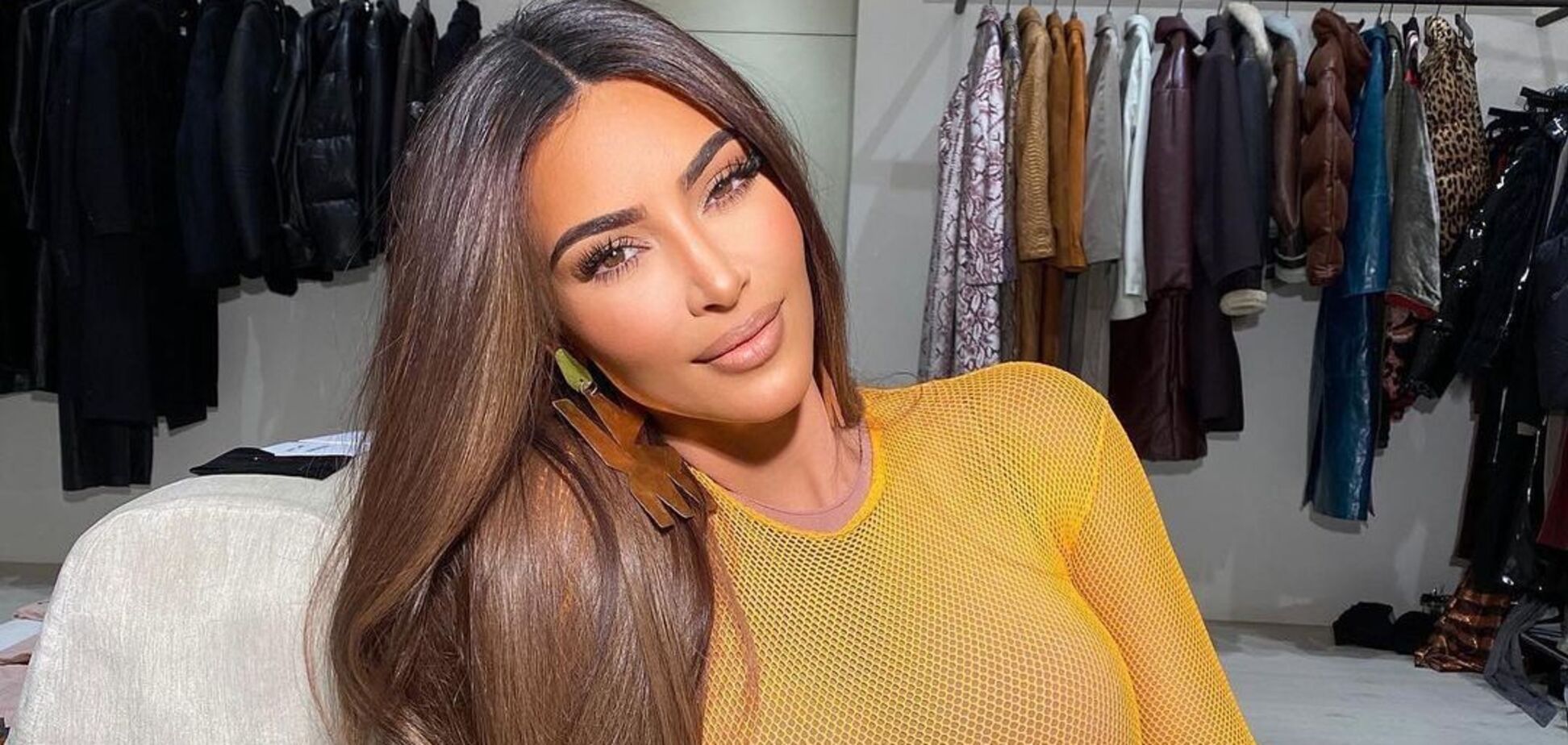 Ким Кардашьян показала архивное фото