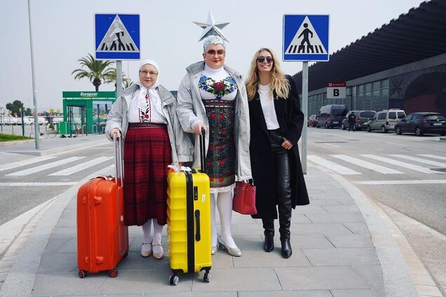 Сердючка и Брежнева в аэропорту