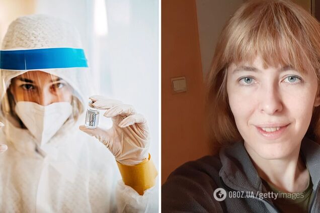 Ветеран АТО описала 'побочки' после вакцинации против коронавируса
