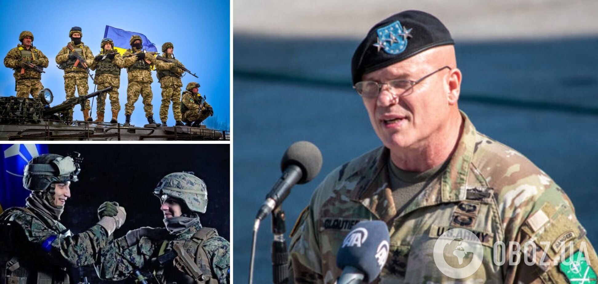 Командующий сухопутных войск НАТО Роджер Клотье