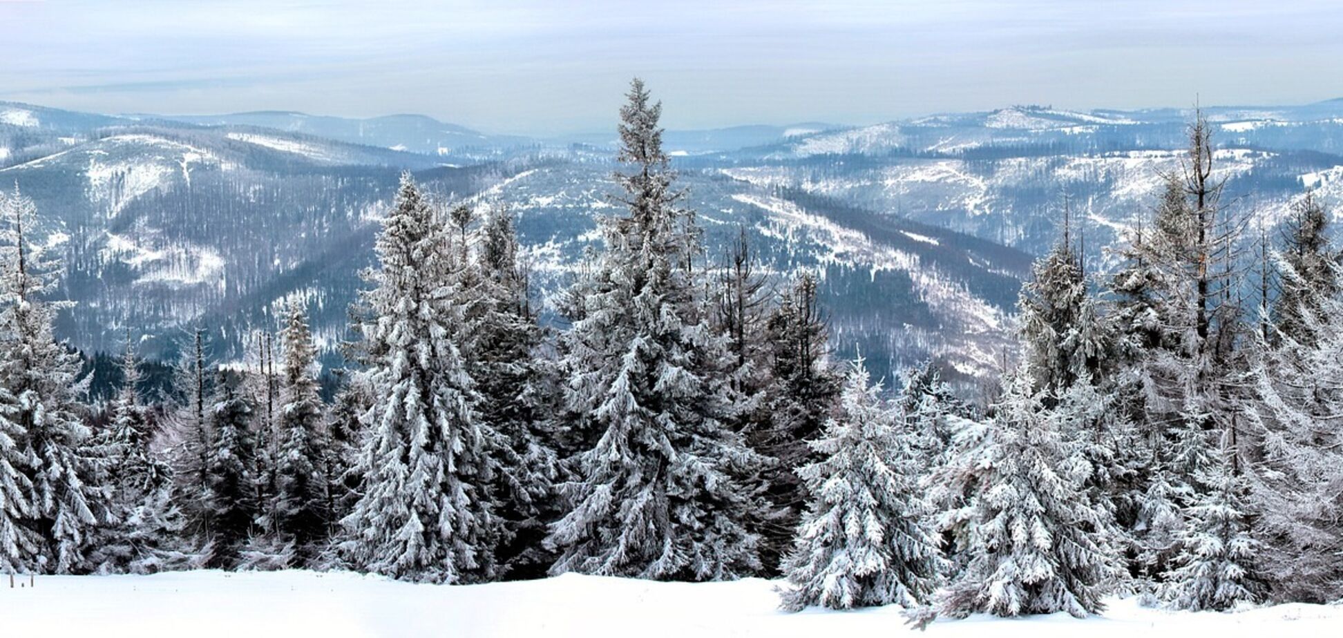 Зима в горах