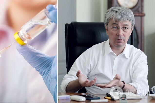 Министр культуры Ткаченко публично вакцинировался против коронавируса. Видео