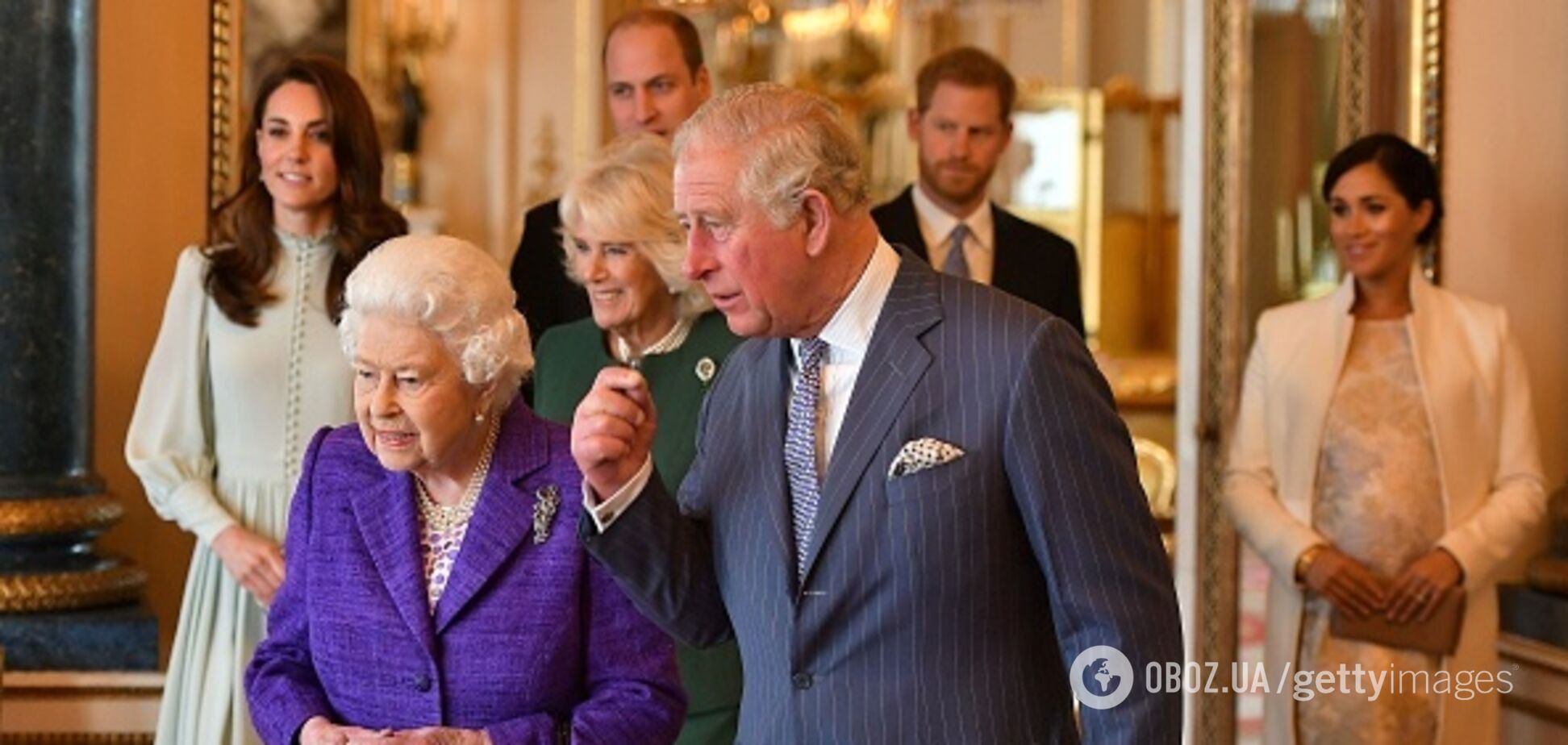 Елизавета II и принц Чарльз поддержали Уильяма