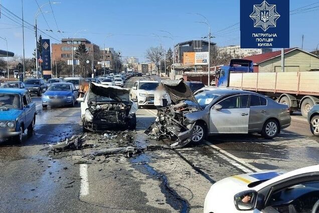 ДТП в Києві на Лобановського