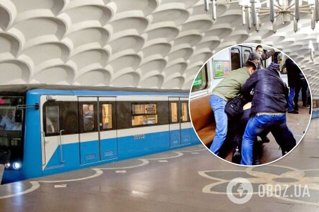 В харьковском метро произошла драка