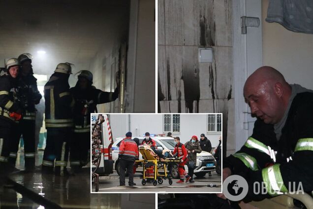 Во время тушения больные оставались в палатах