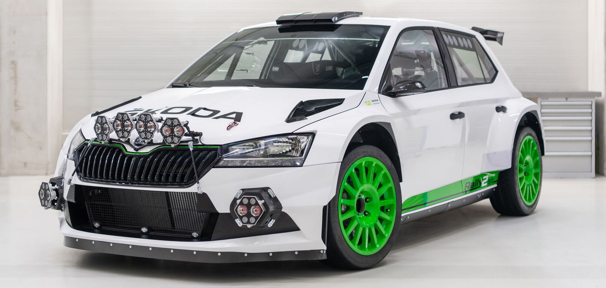 Skoda отметила 120-летие в спорте раллийной Fabia