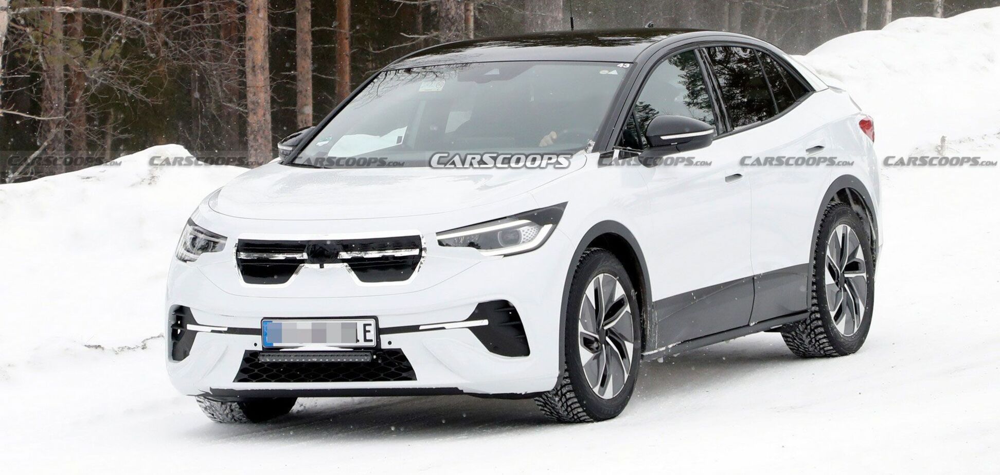 Новый электромобиль Volkswagen ID.5 заметили на тестах