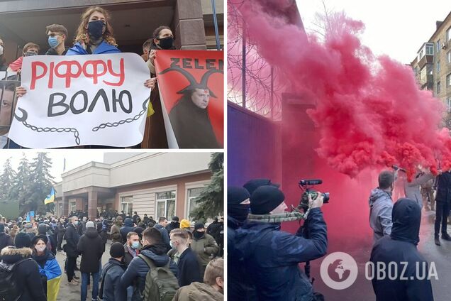 Прихильники Антоненка влаштували марш і акцію під СІЗО: суд не відбувся. Фото та відео