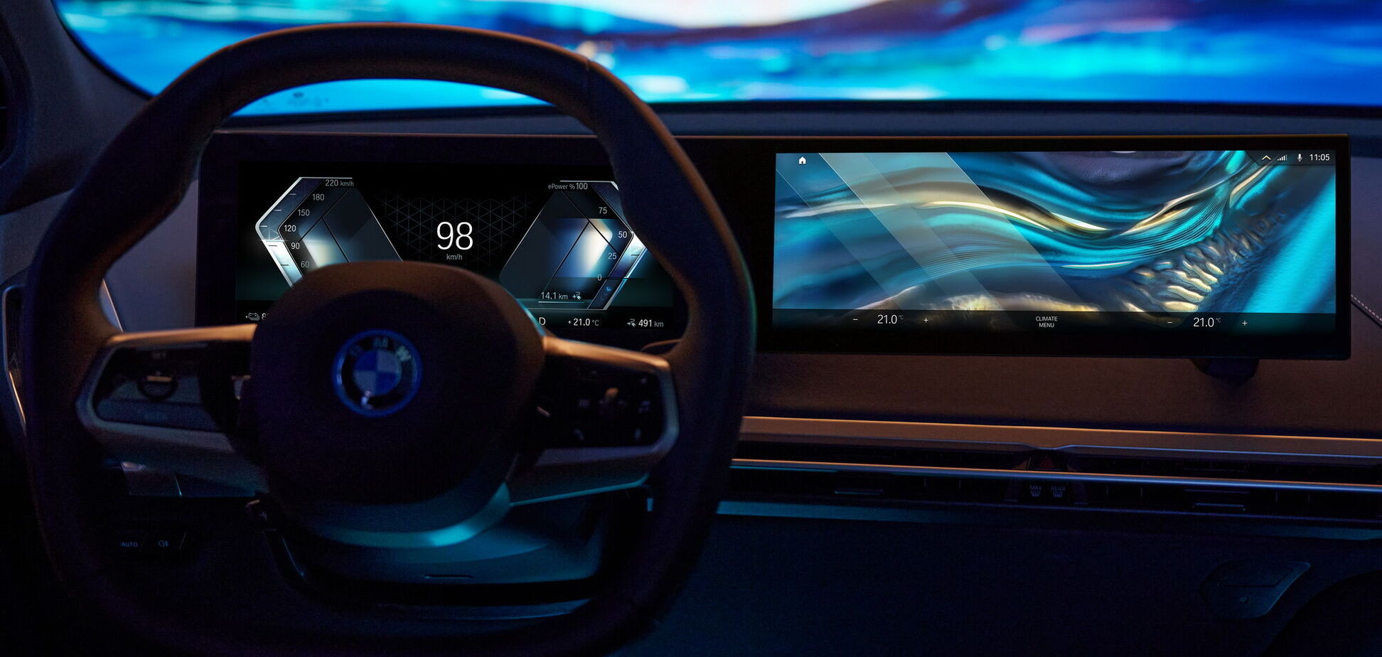 BMW презентовал цифровой кокпит iDrive 8-го поколения
