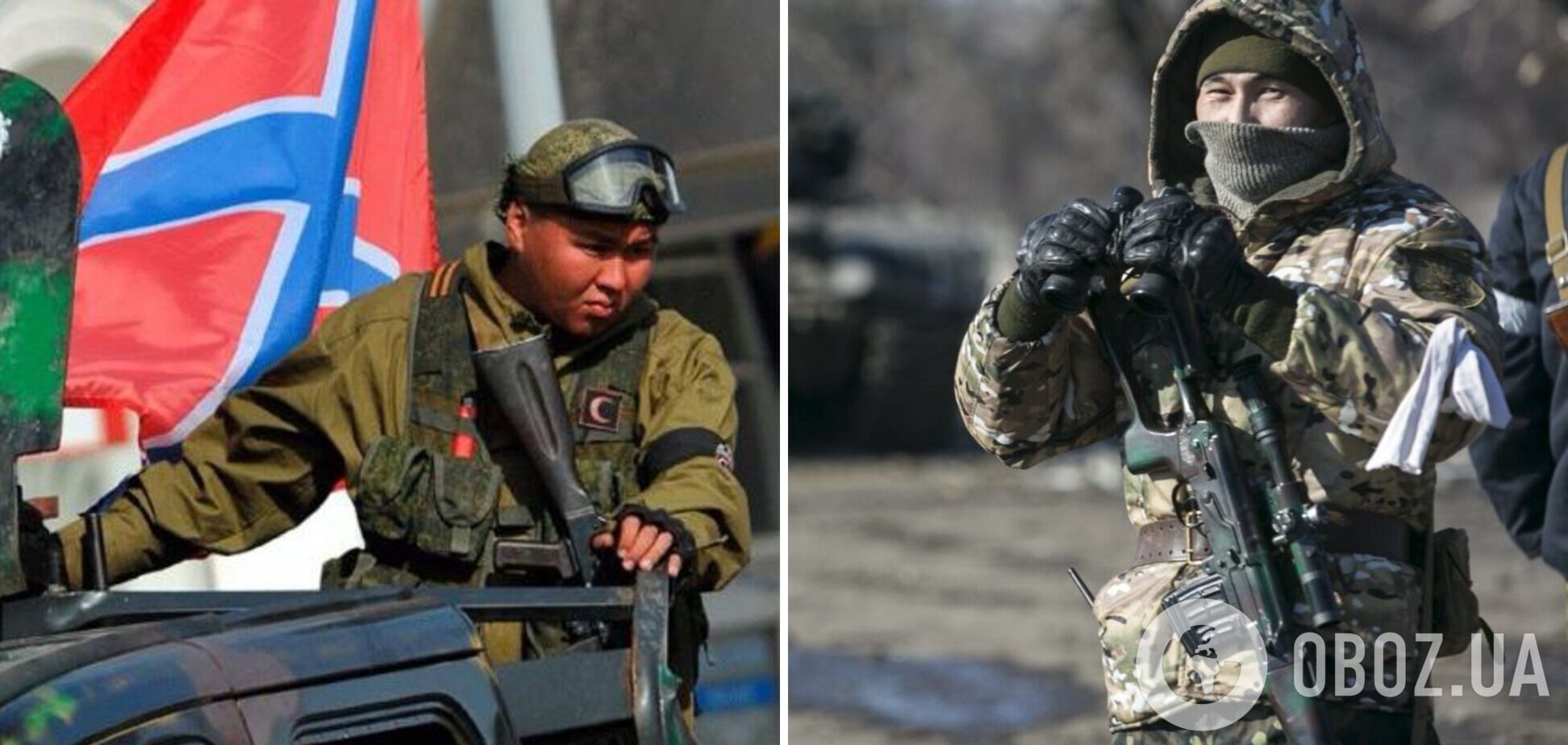 Российские оккупанты на востоке Украины