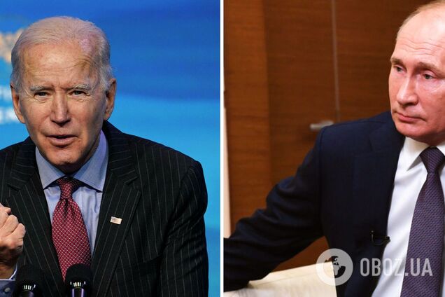 Джо Байден и Владимир Путин