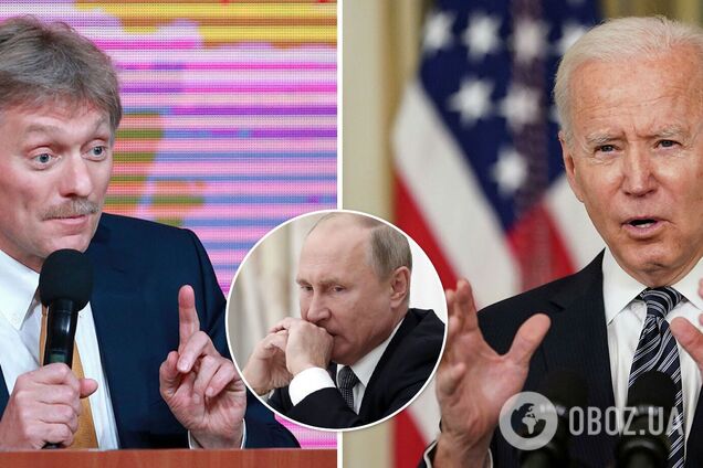 Байден очень плохо высказался о Путине, такого в истории еще не было, – Песков