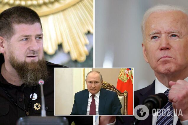 Кадыров вступился за Путина и назвал Байдена 'опасным для всего человечества'