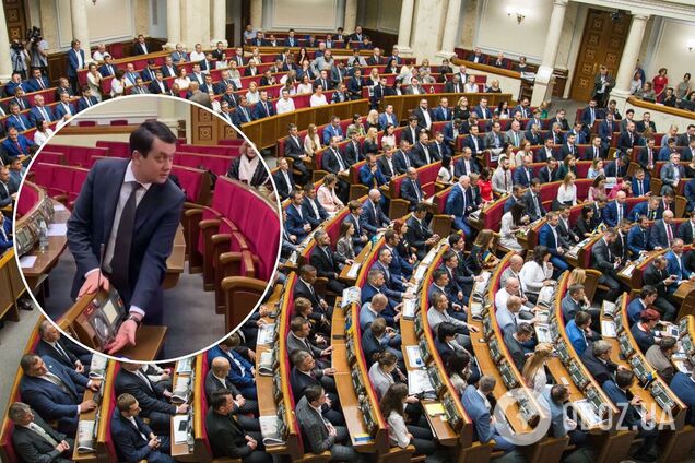 Голос фиксируется в последнюю секунду: Разумков объяснил принцип работы сенсорной кнопки в Раде. Видео