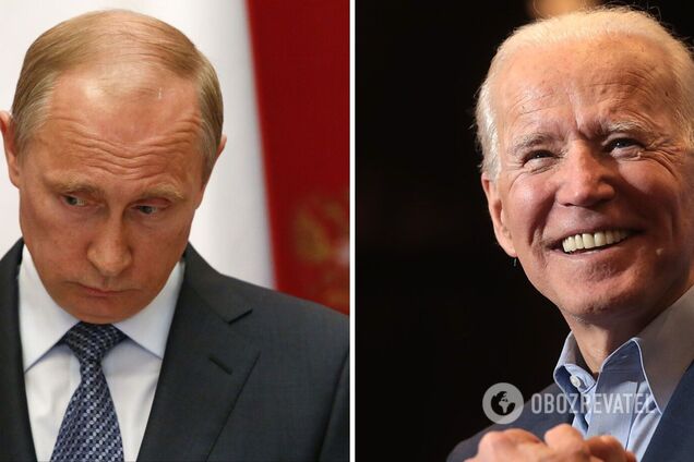 Президент России Владимир Путин и президент США Джо Байден