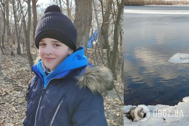В Киеве рыбак спас мальчика на льдине с помощью спиннинга. Видео