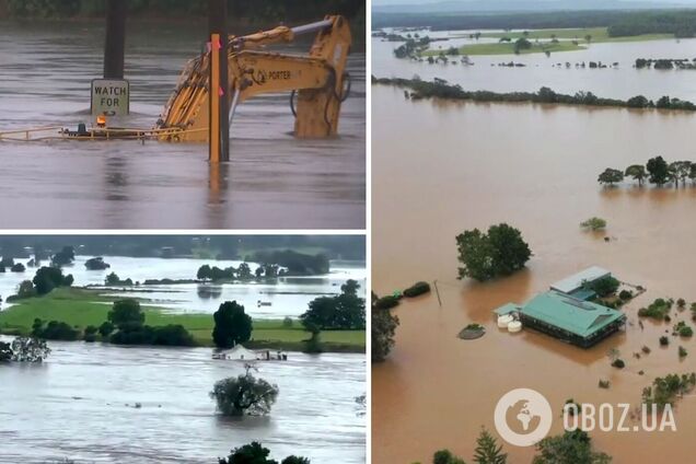 Ливни в Австралии спровоцировали наводнения, каких не было почти 100 лет. Фото и видео