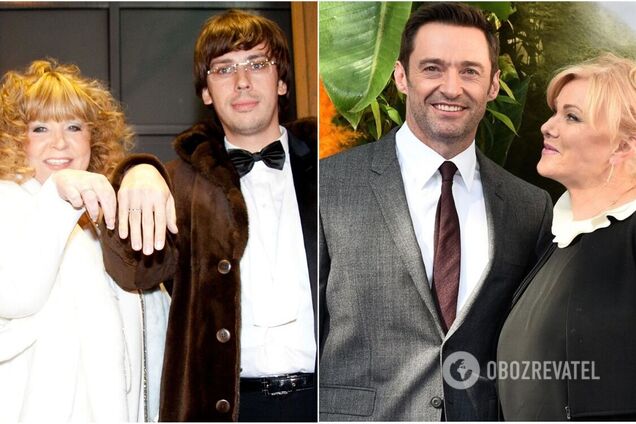 Від 7 до 32 років різниці: зіркові пари, в яких дружина значно старша за чоловіка