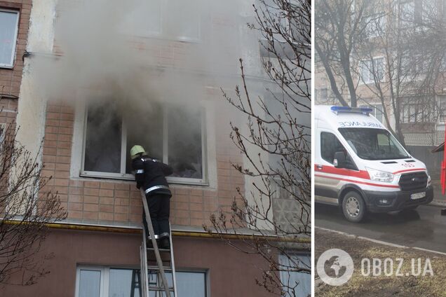 На Харьковщине пожар в многоэтажке унес жизнь ребенка. Фото