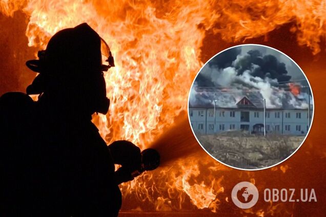 На Закарпатье вспыхнул ЖК за 120 млн грн: видео масштабного пожара