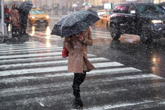 В Україні погіршиться погода: де чекати на сніг із дощем у четвер. Карта