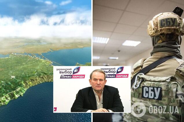 'Украинскому выбору' Медведчука объявили подозрения за содействие в оккупации Крыма