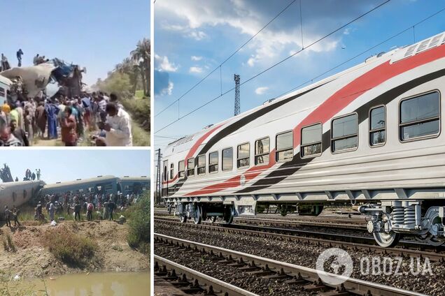 В Египте столкнулись два поезда: много жертв и пострадавших. Фото ЧП