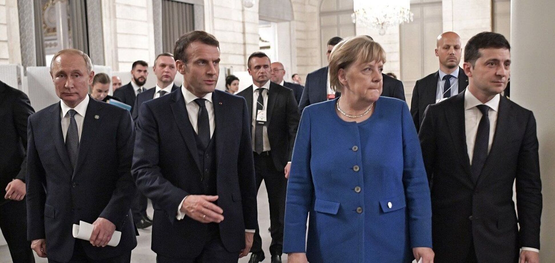 Лидеры стран нормандской четверки