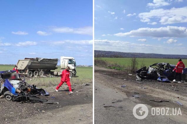 На трасі під Миколаєвом зіткнулися таксі та вантажівка