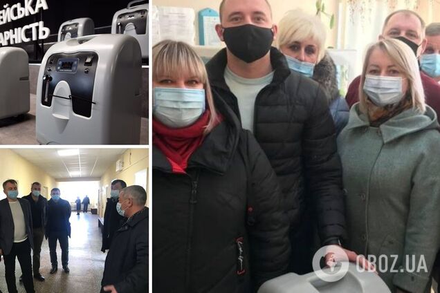 Фонд Порошенко передал кислородные концентраторы на Прикарпатье, которое страдает от COVID-19