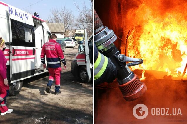 В Черкасской области из-за пожара в доме погибли женщина и двое детей