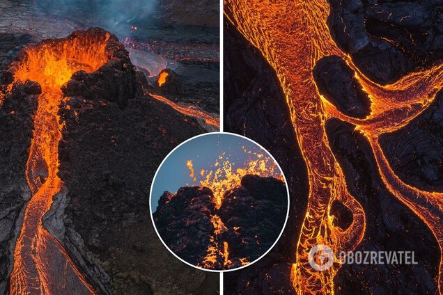 Извержение вулкана Фаґрадальсфьядль