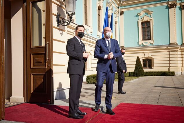 Встреча Зеленского с Мишелем