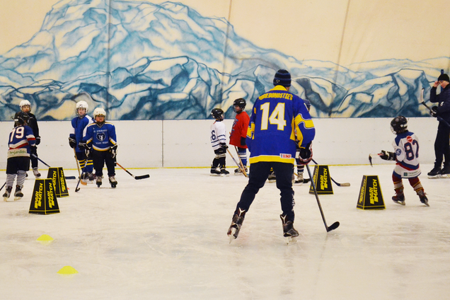Впервые в Запорожье: УХЛ и Parimatch провели 'Тренировку со звездой' в новом городе