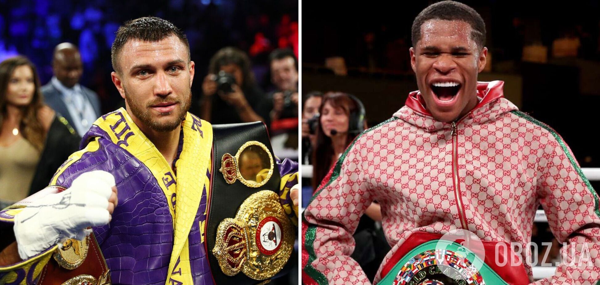 Василий Ломаченко и Дэвин Хэйни