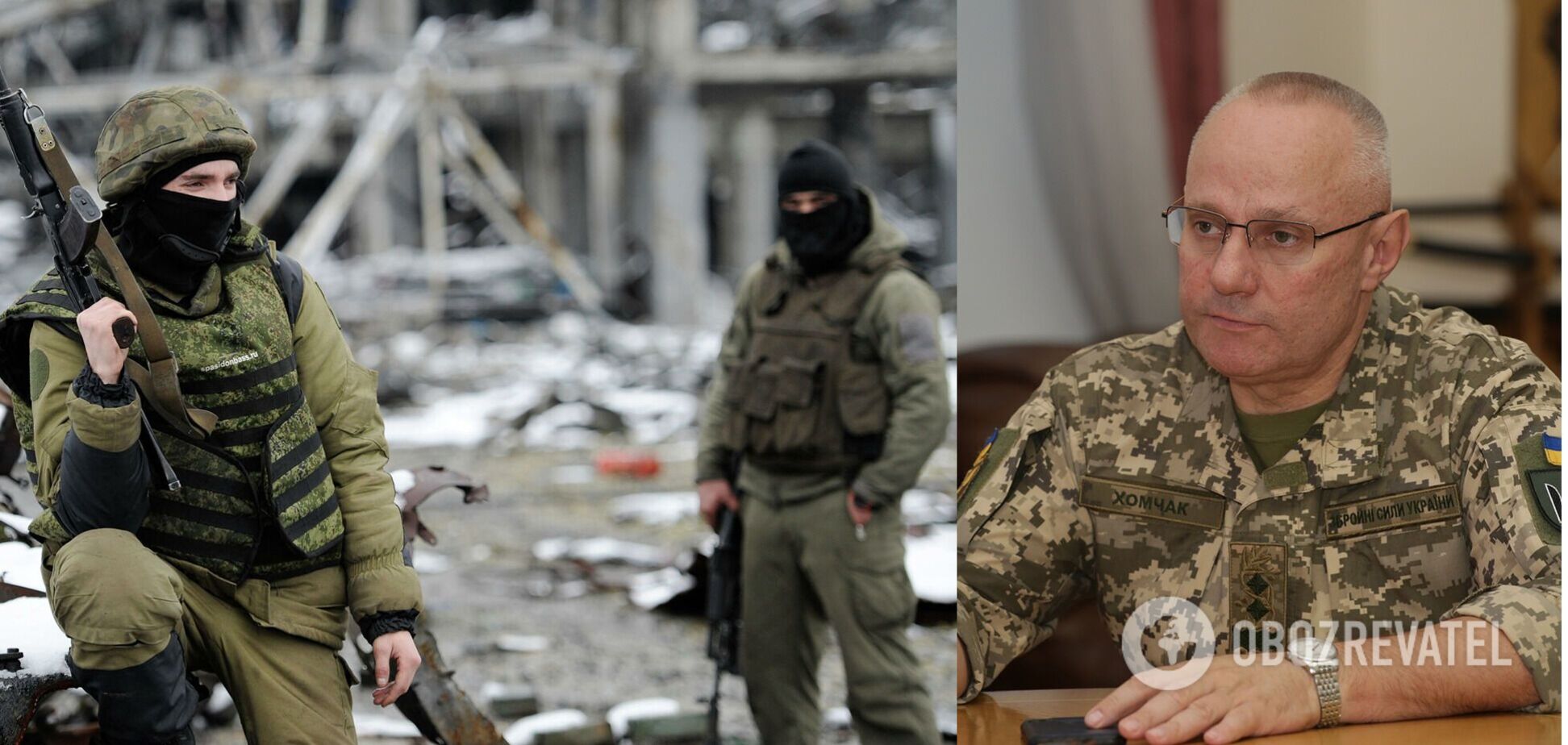 Хомчак рассказал, сколько кадровых военных РФ есть на Донбассе