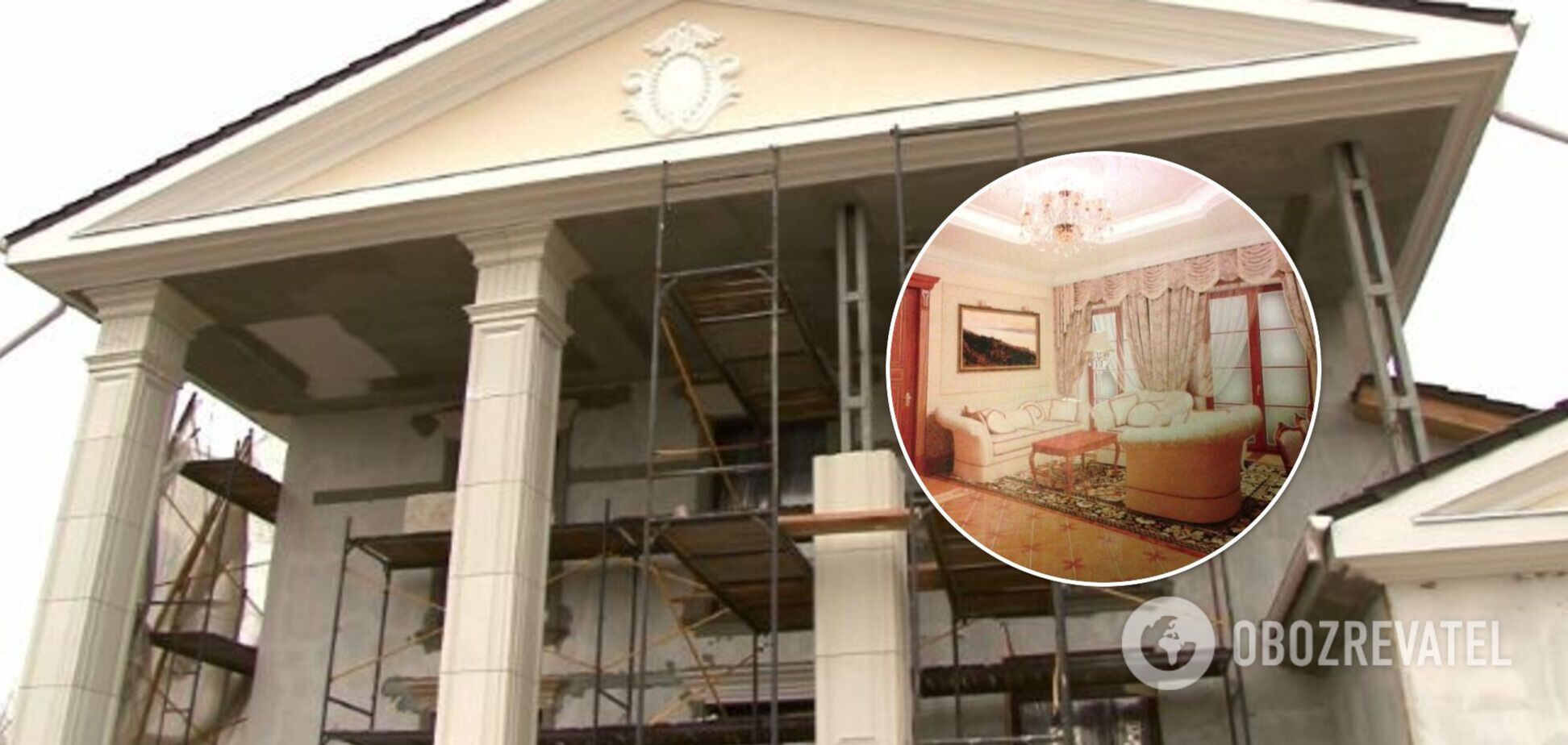 Как выглядит дворец 'любовницы' Януковича в Новых Петровцах