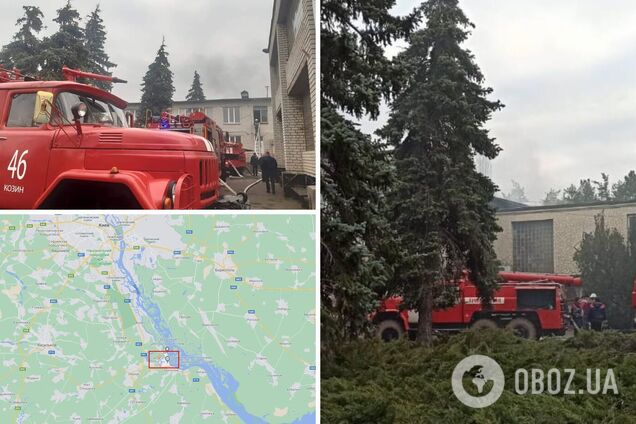 Під Києвом з палаючого дитсадка евакуювали 150 дітей і дорослих. Фото та відео НП